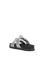 Women Caralyna Flat Sandal - Silver | Jessica Simpson