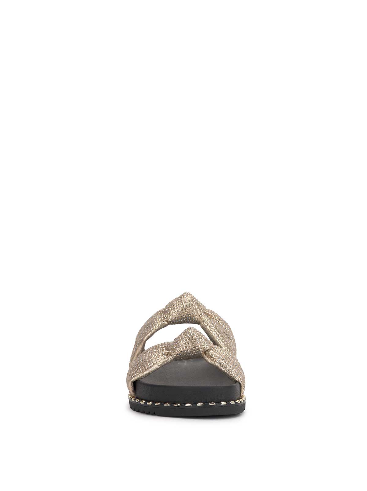 Women Caralyna Flat Sandal - Champagne | Jessica Simpson