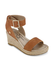 Women Girls' Asha Cuff Wedge Sandals - Cognac | Jessica Simpson