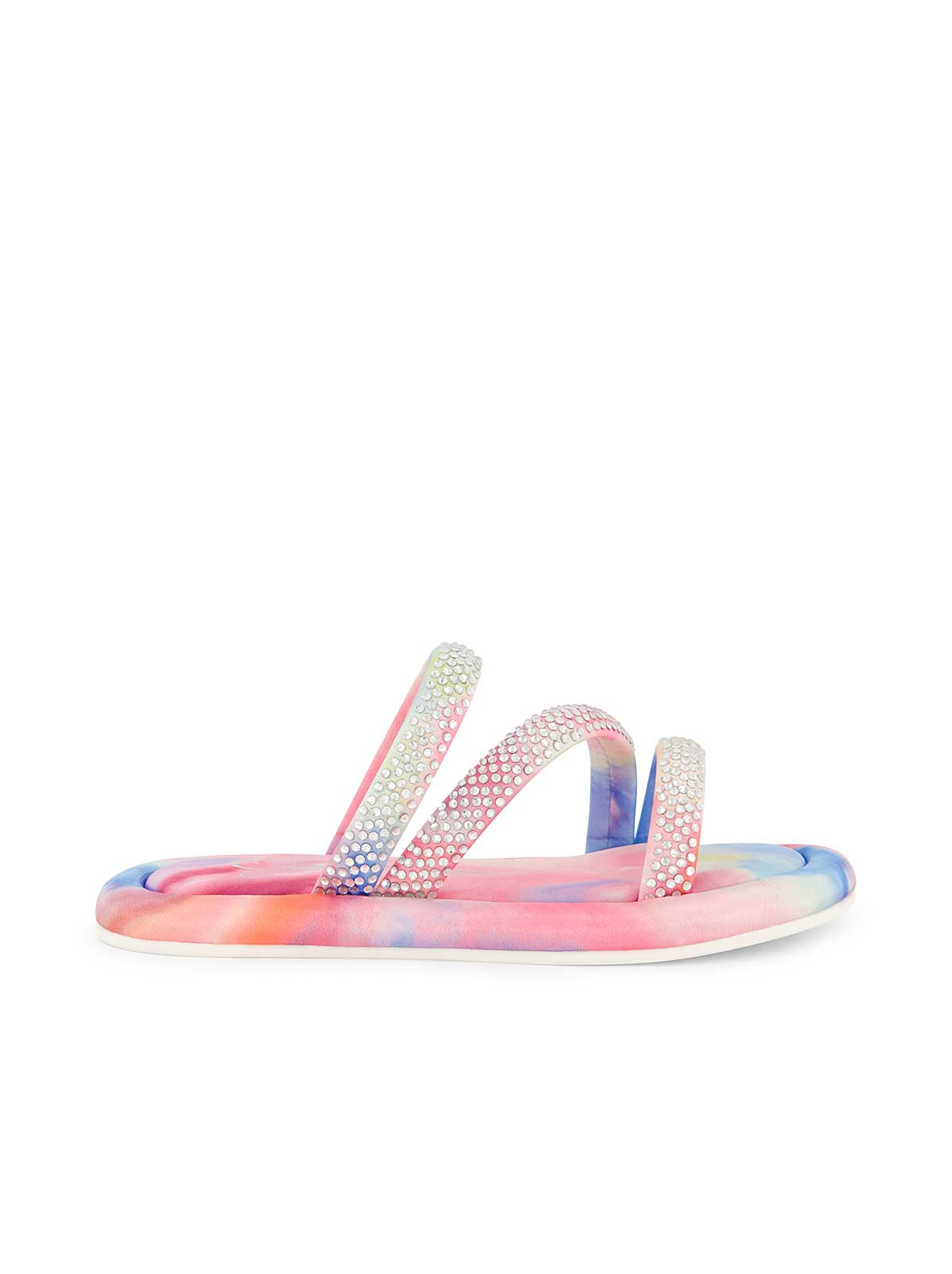 Women Girls' Kaylen Strap Slippers - Tie Dye | Jessica Simpson
