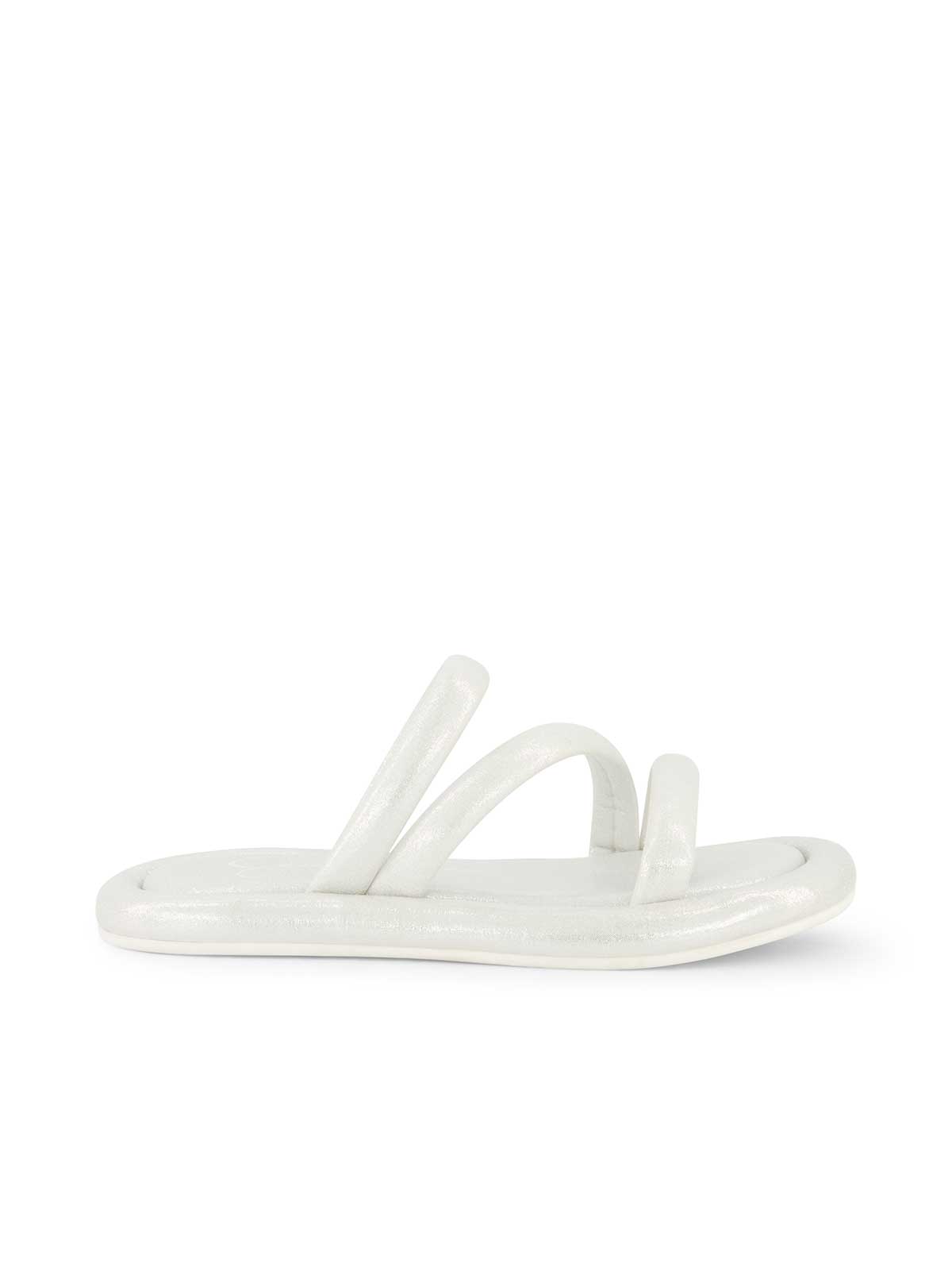 Women Girls' Kaylen Strap Slippers - Silver | Jessica Simpson