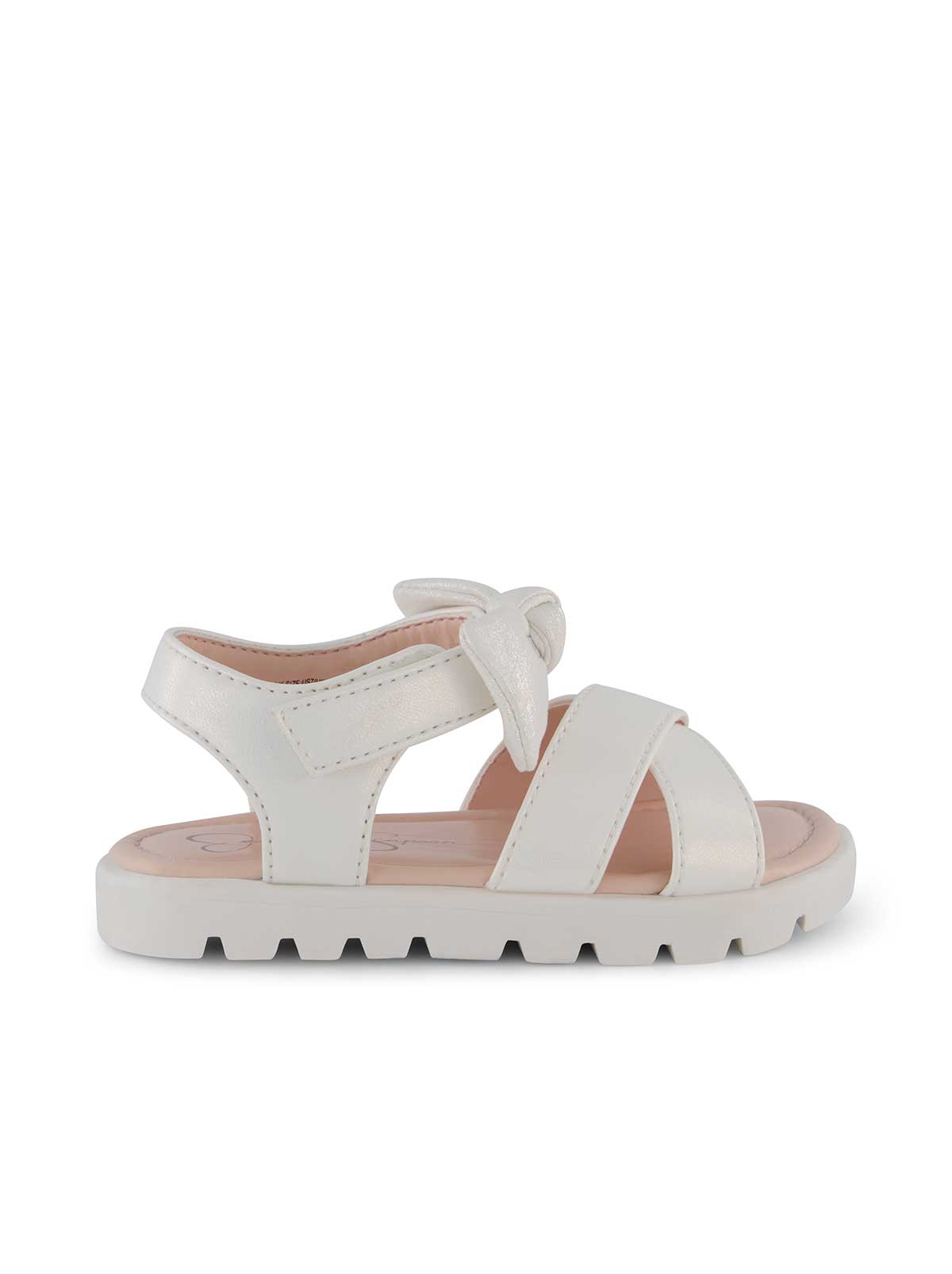 Women Toddler Tia Cross Sandals - White | Jessica Simpson