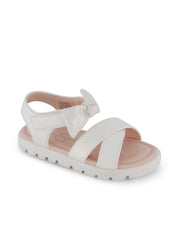 Women Toddler Tia Cross Sandals - White | Jessica Simpson