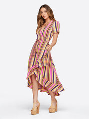 Women Varsha Wrap Dress - Rose Violet | Jessica Simpson
