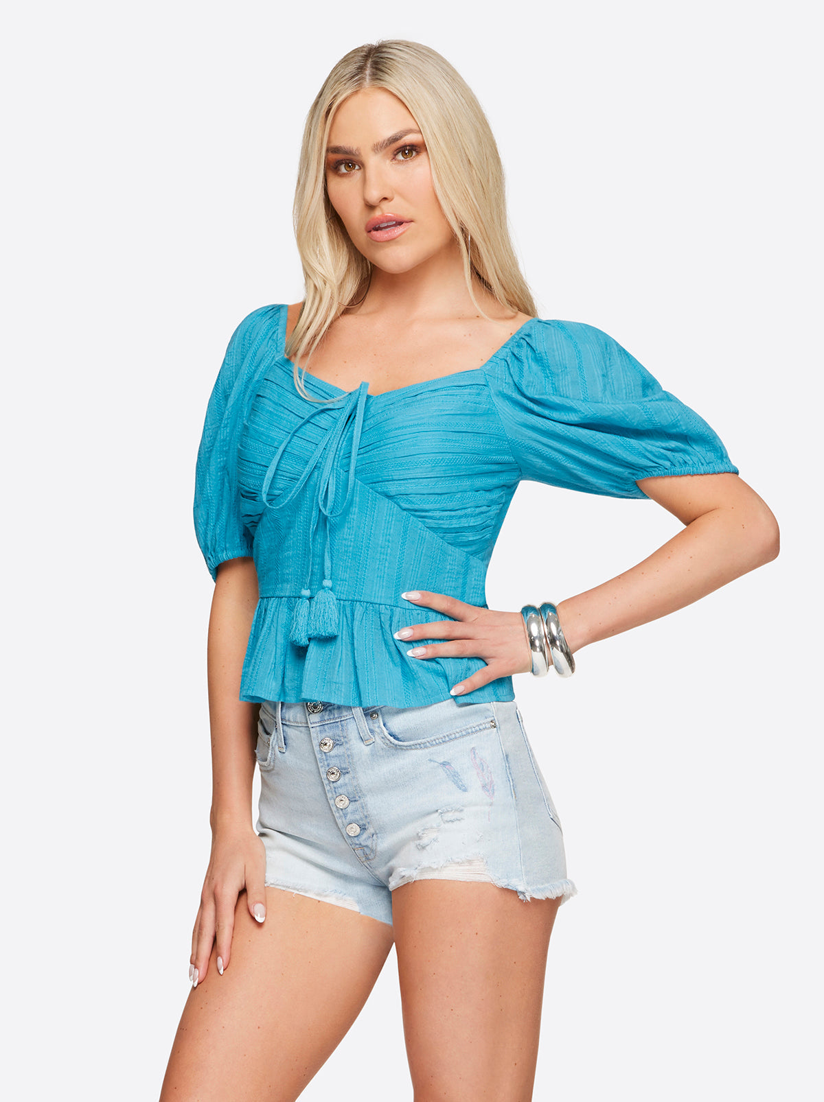 Women Ami Halter Top - Pagoda Blue | Jessica Simpson