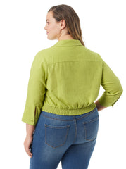 Women Soley Tie Front Top - Pickled Pepper | Jessica Simpson