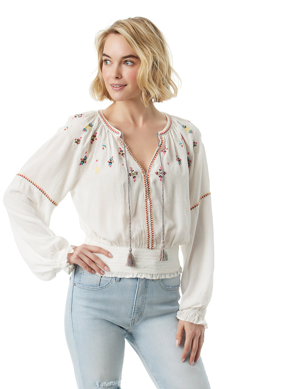 Women Tanuka Embellished Top - Gardenia | Jessica Simpson