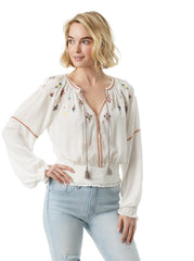 Women Tanuka Embellished Top - Gardenia | Jessica Simpson