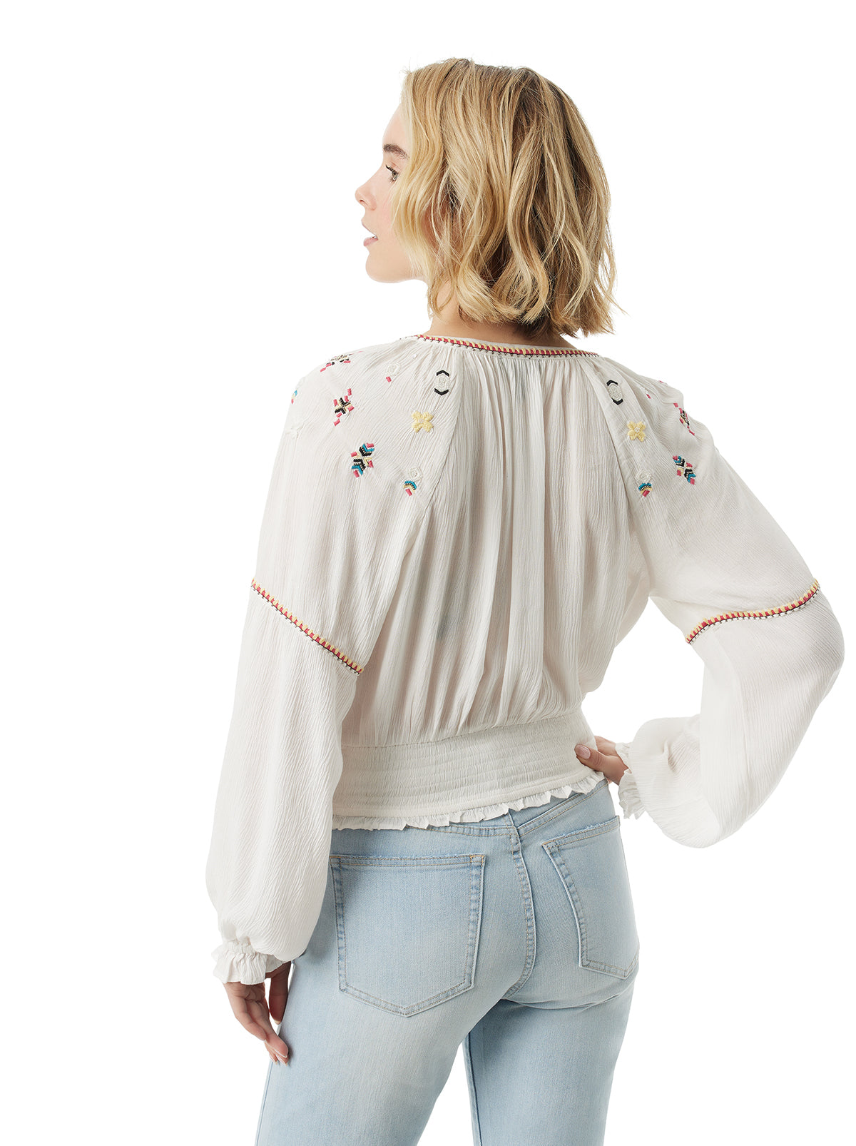 Women Tanuka Embellished Top - Gardenia | Jessica Simpson