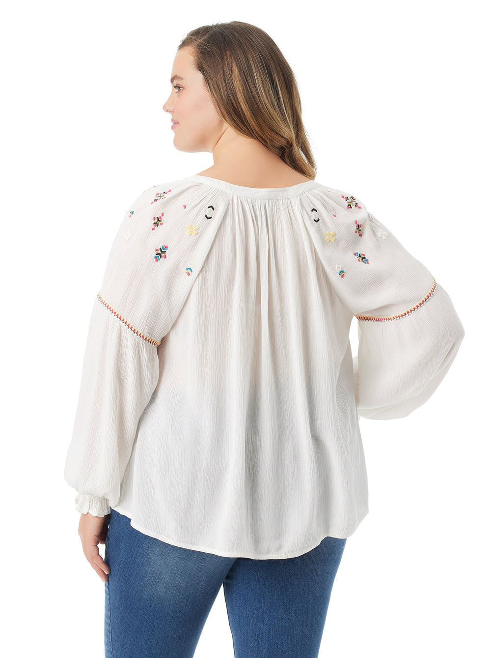 Women Lissy Embellished Top - Gardenia | Jessica Simpson