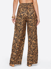 Women Winnie Wide Leg Pants - Zebra Floral | Jessica Simpson