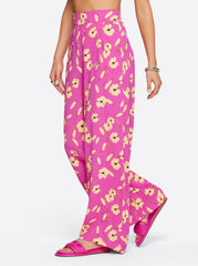 Women Winnie Wide Leg Pants - Withering Petals | Jessica Simpson