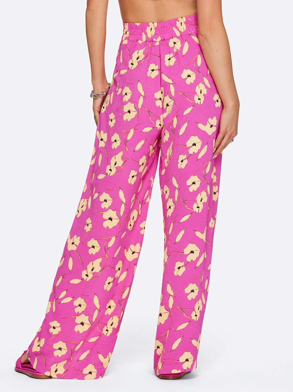 Women Winnie Wide Leg Pants - Withering Petals | Jessica Simpson