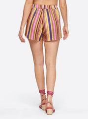 Women Eliana Short - Rainbow Stripe | Jessica Simpson
