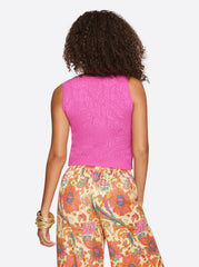 Women Ivy Mesh Tank - Rose Violet | Jessica Simpson