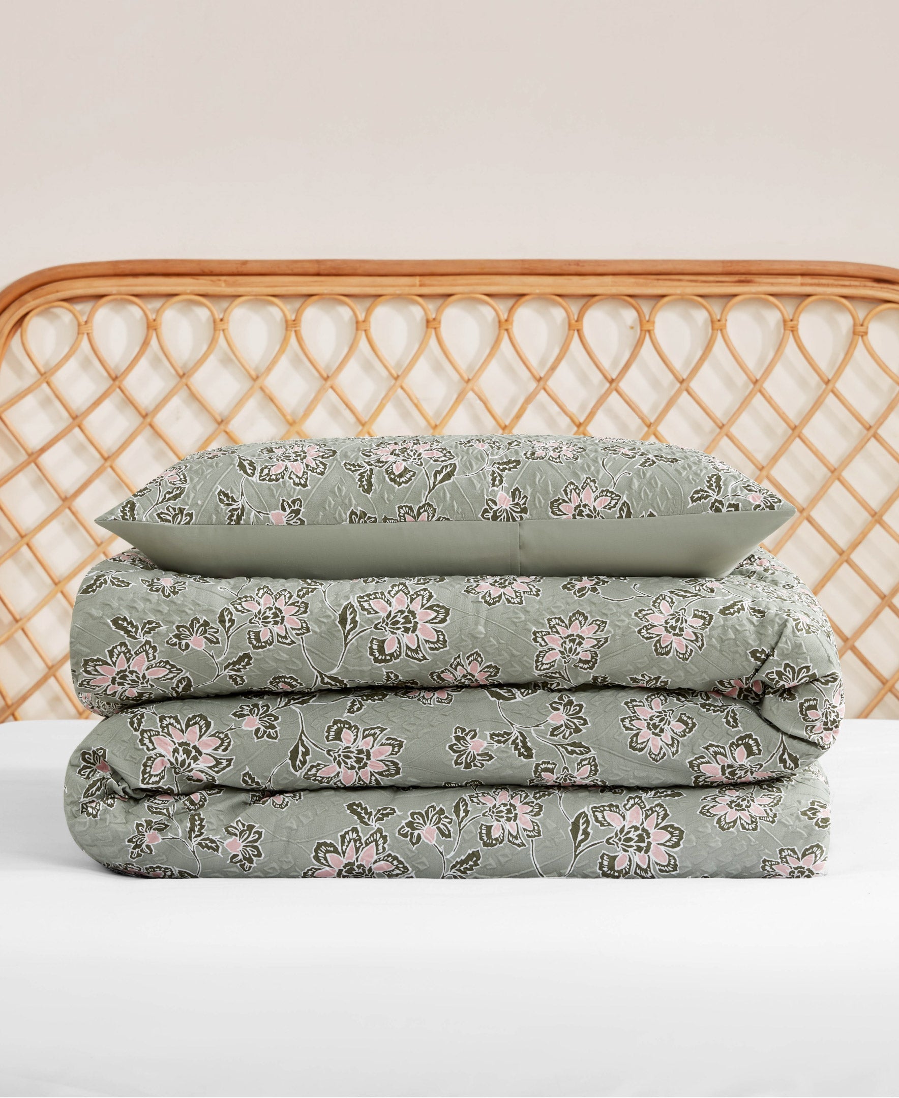 Home Botanical Embossed Comforter Set | Jessica Simpson