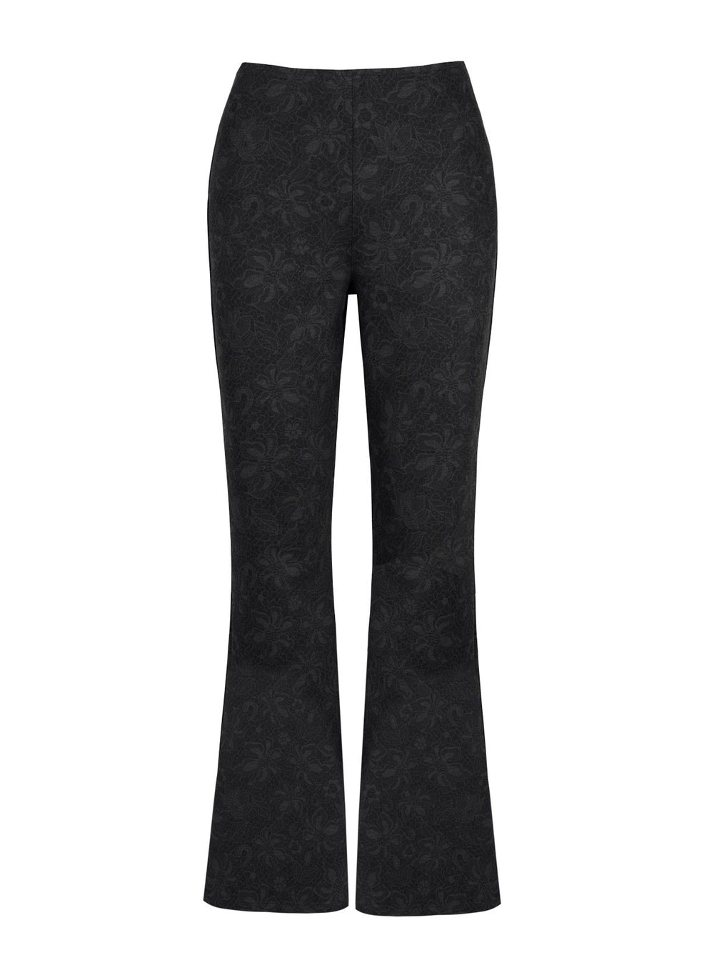 Women Pull on Flare - Black Laced Floral | Jessica Simpson
