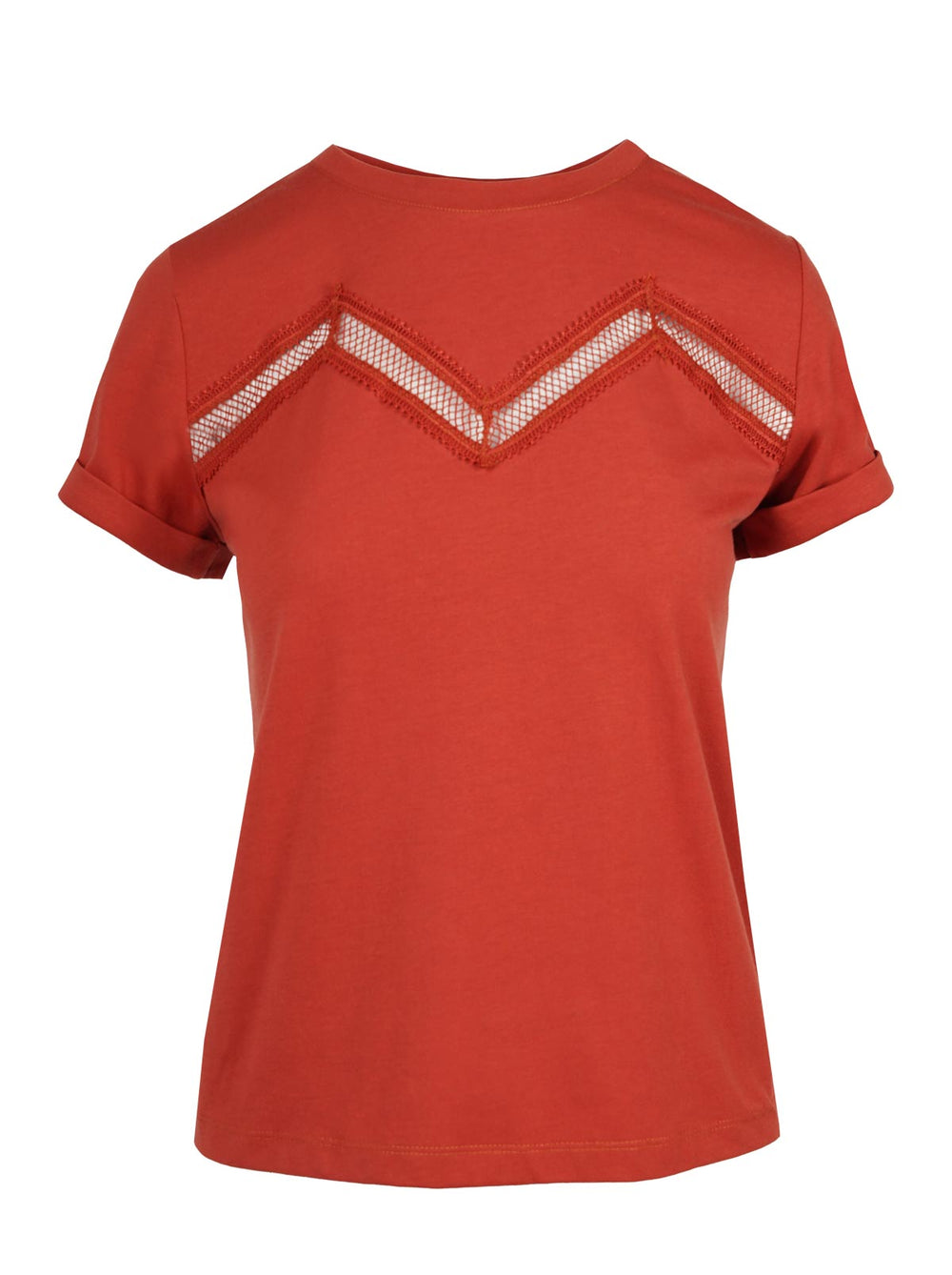 Women Valeriya Tee - Chili Oil | Jessica Simpson