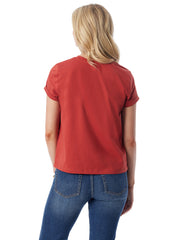 Women Valeriya Tee - Chili Oil | Jessica Simpson