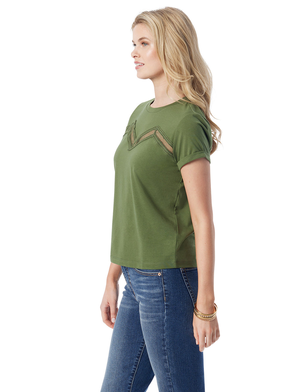 Women Valeriya Tee - Bronze Green | Jessica Simpson