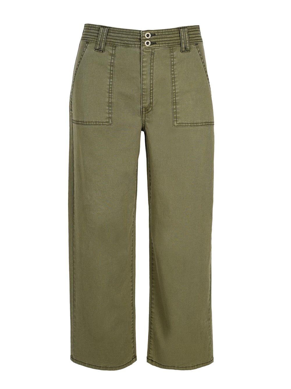 Women Wide Leg Chino - Bronze Green | Jessica Simpson