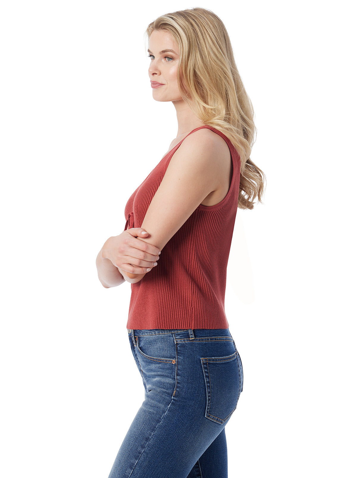 Women Johanna Lace Up Tank - Chili Oil | Jessica Simpson