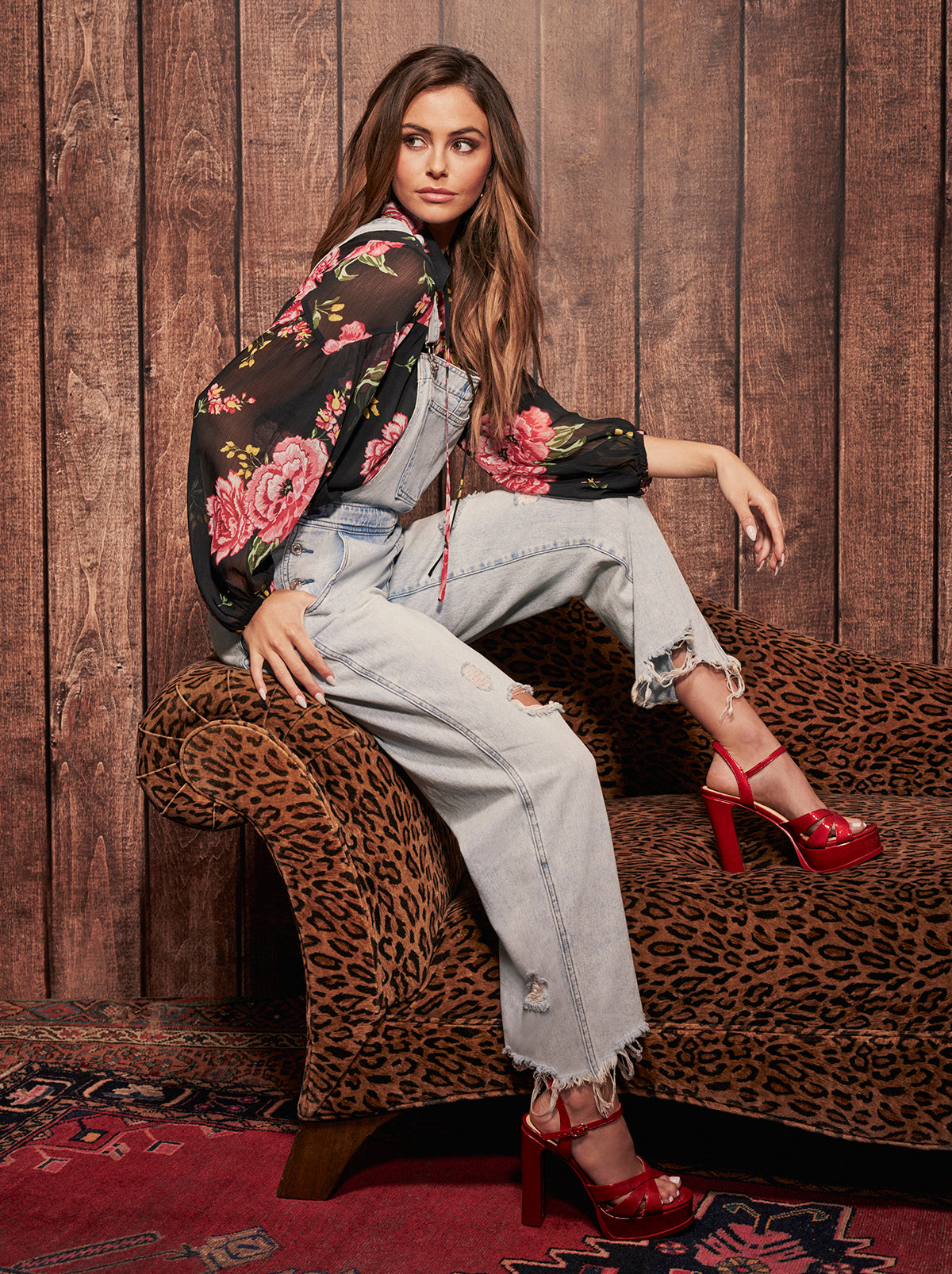 Women Doris Blouse - Sketchy Roses | Jessica Simpson
