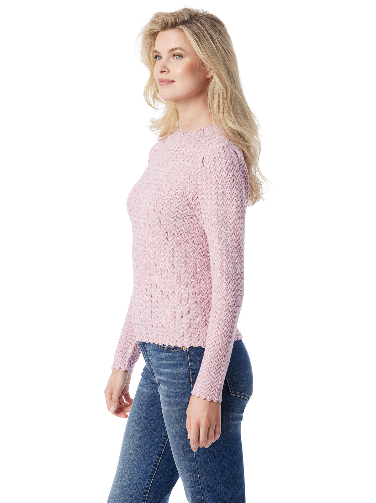 Women Camilla Sweater - Silver Pink | Jessica Simpson