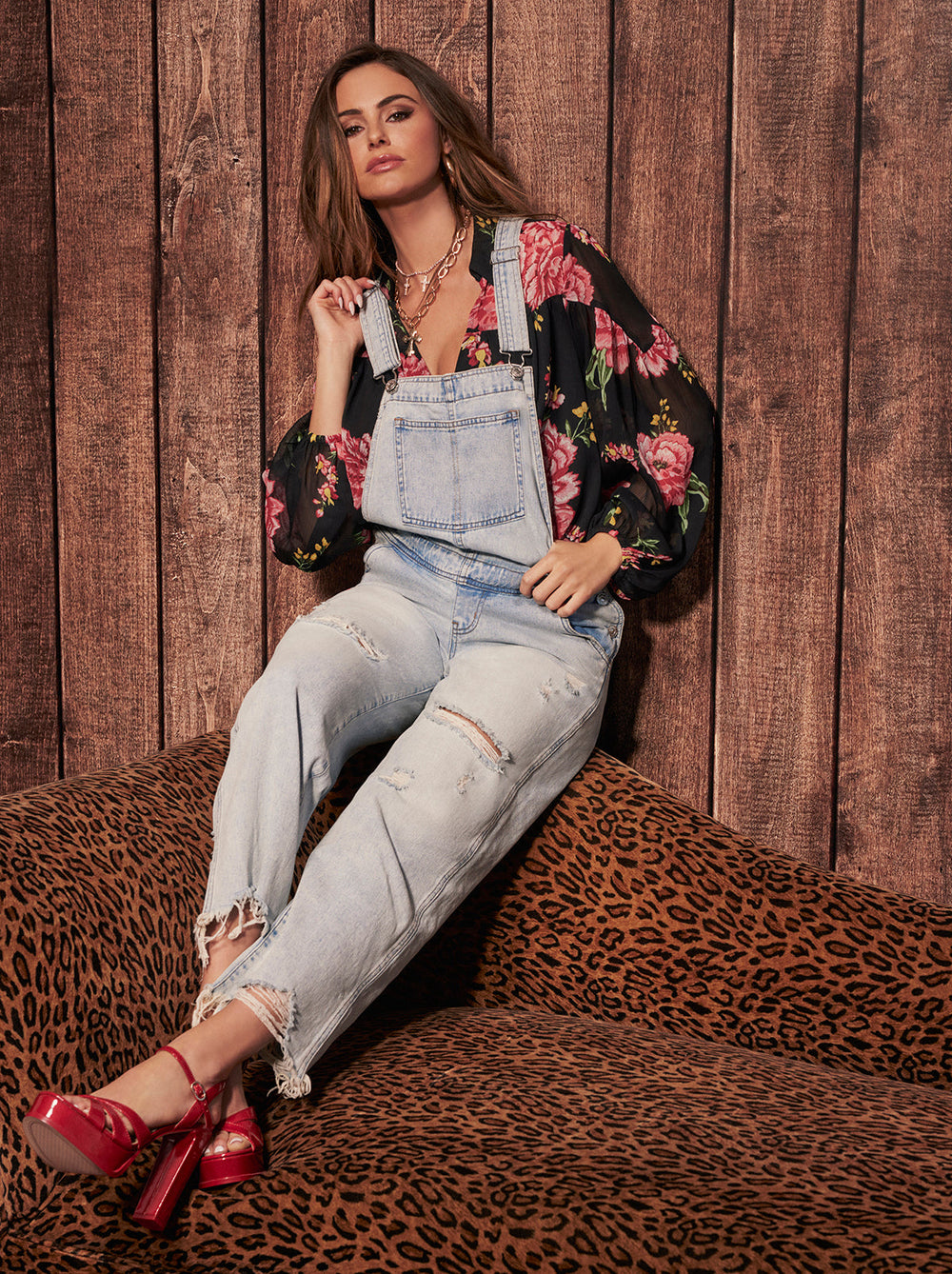 Women Baggy Overalls - Folklore | Jessica Simpson