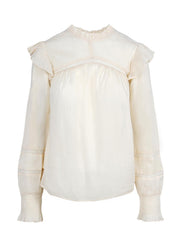 Women Elsiana Ruffle Top - Parchment | Jessica Simpson