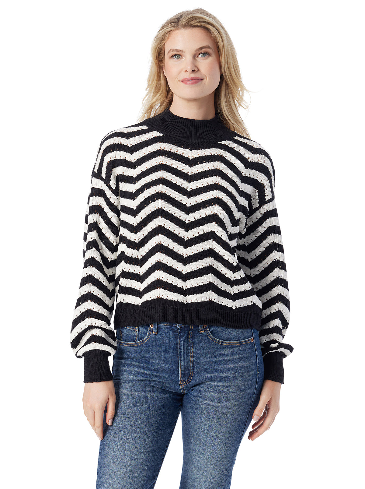 Women Farai Sweater - Anthracite Combo | Jessica Simpson