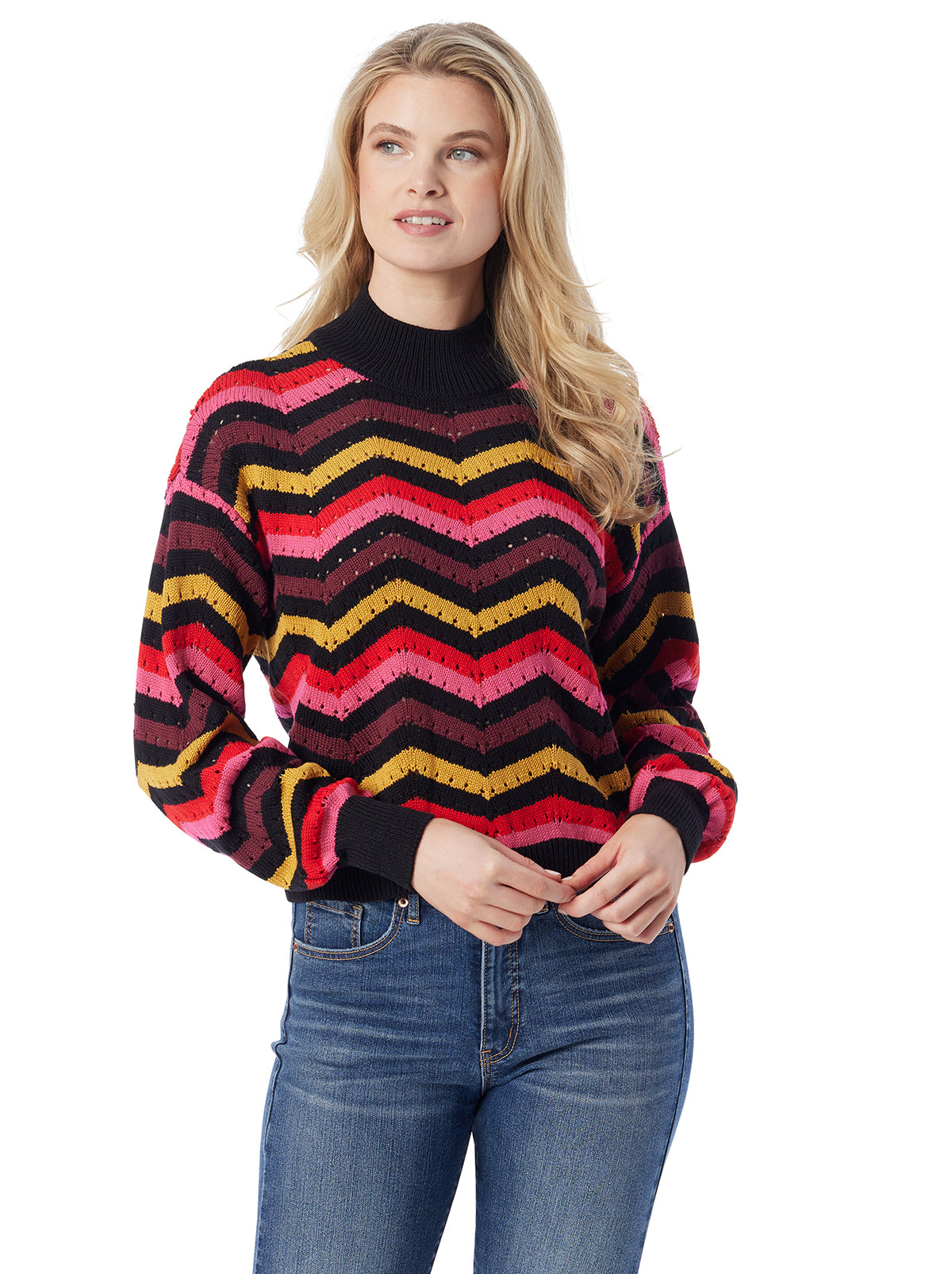 Women Farai Sweater - Striped Multi | Jessica Simpson