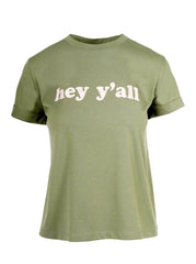Women Ike Tee - Bronze Green | Jessica Simpson