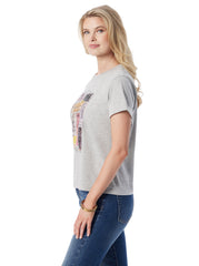 Women Ike Tee - Light Heather Grey | Jessica Simpson