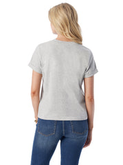 Women Ike Tee - Light Heather Grey | Jessica Simpson