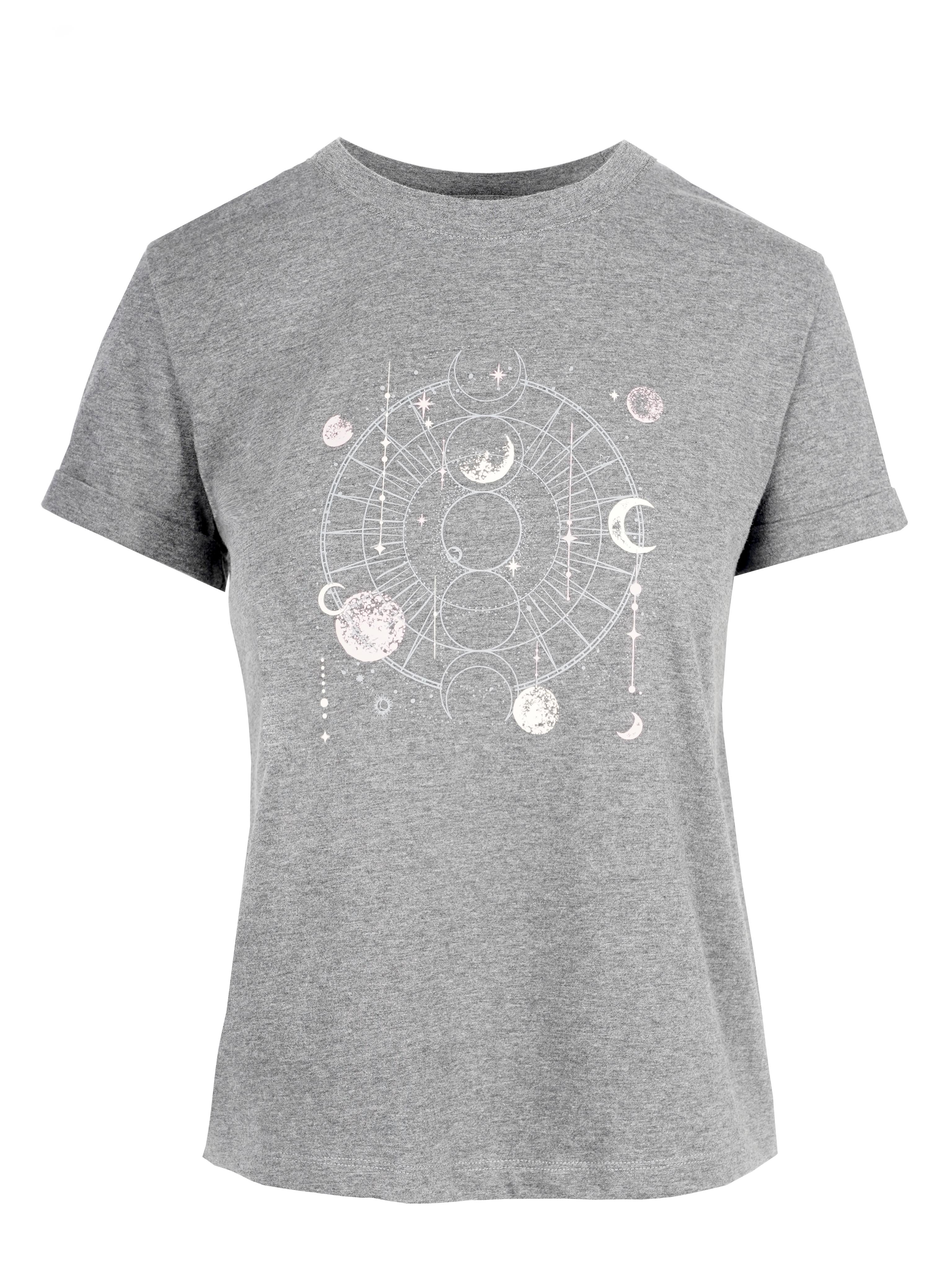 Women Ike Tee - Dark Heather Grey | Jessica Simpson