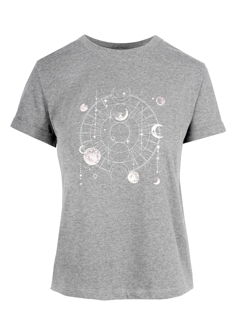 Women Ike Tee - Dark Heather Grey | Jessica Simpson