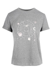 Women Ike Tee - Dark Heather Grey | Jessica Simpson