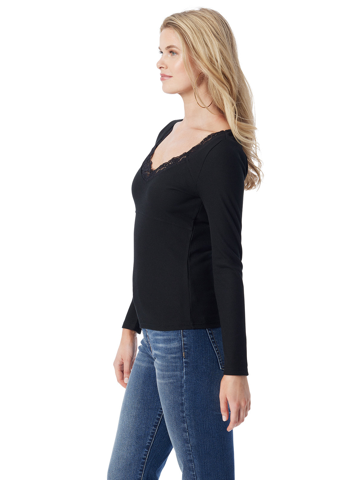 Women Abbey Sweatheart Top - Anthracite | Jessica Simpson