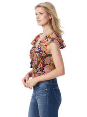 Women Dixie Cropped Blouse - Paisley World | Jessica Simpson