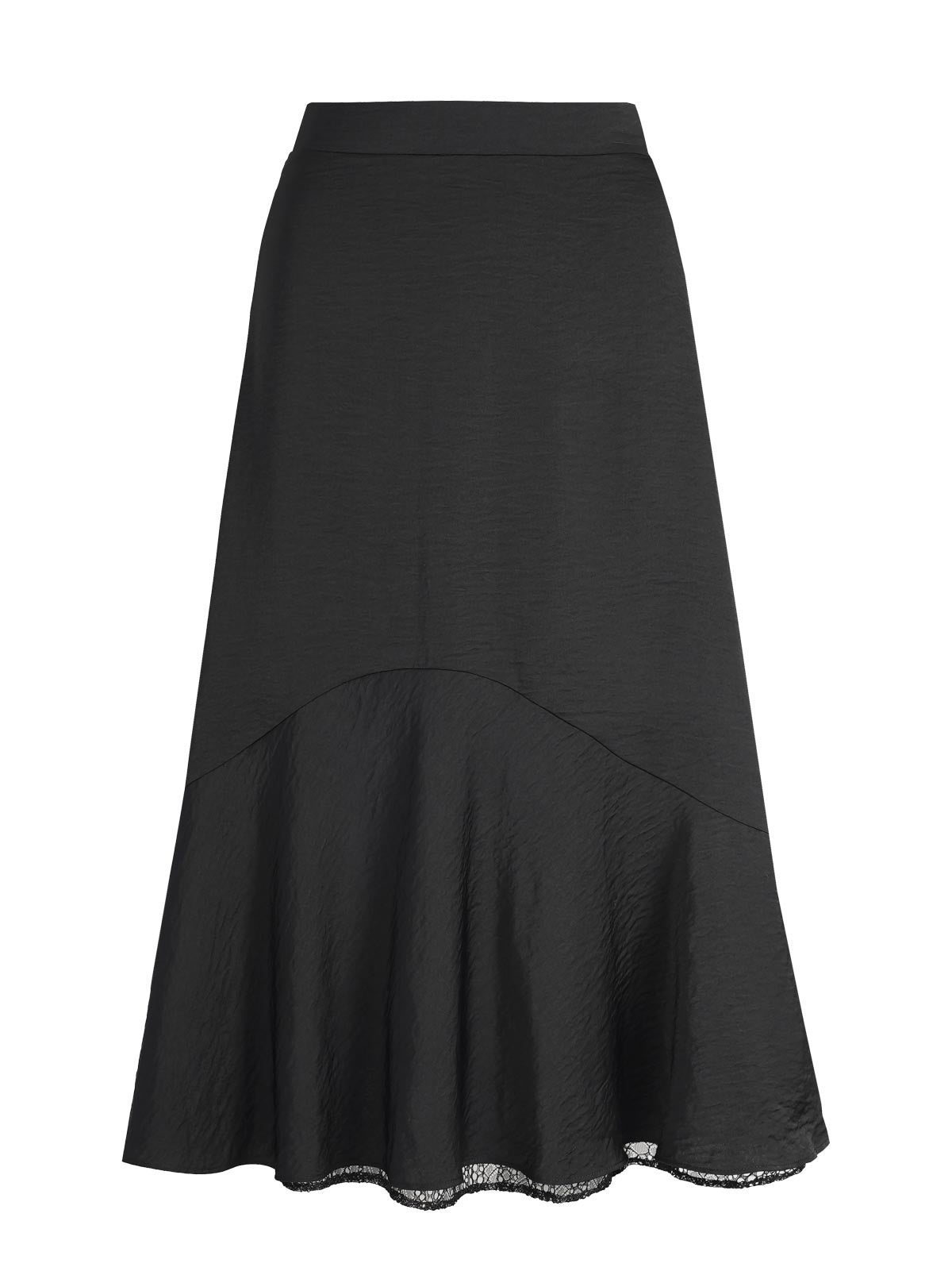 Women Haven Lace Hem Skirt - Anthracite | Jessica Simpson