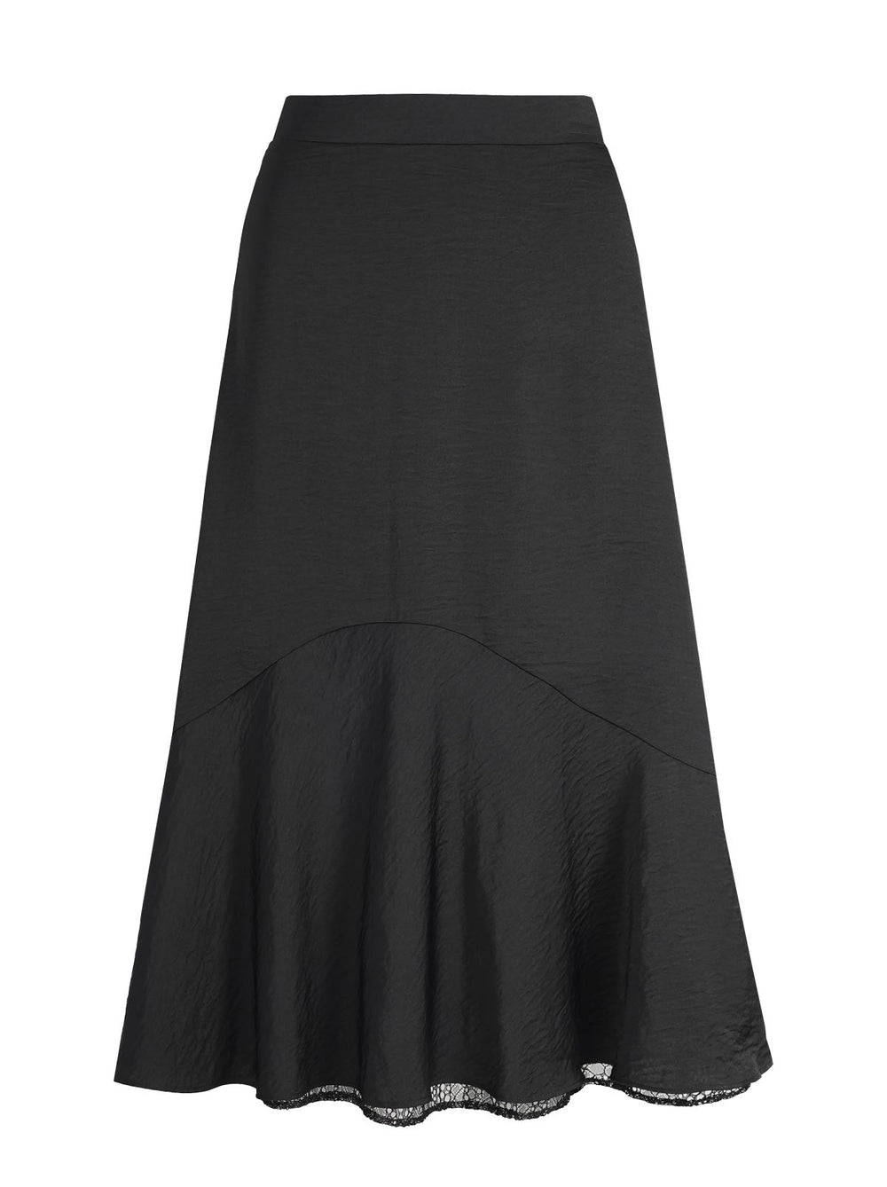 Women Haven Lace Hem Skirt - Anthracite | Jessica Simpson