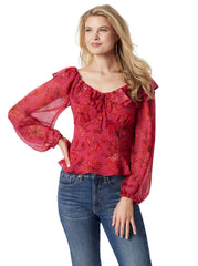 Women Aki Blouse - Outlines Blossoms | Jessica Simpson