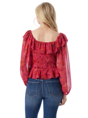 Women Aki Blouse - Outlines Blossoms | Jessica Simpson