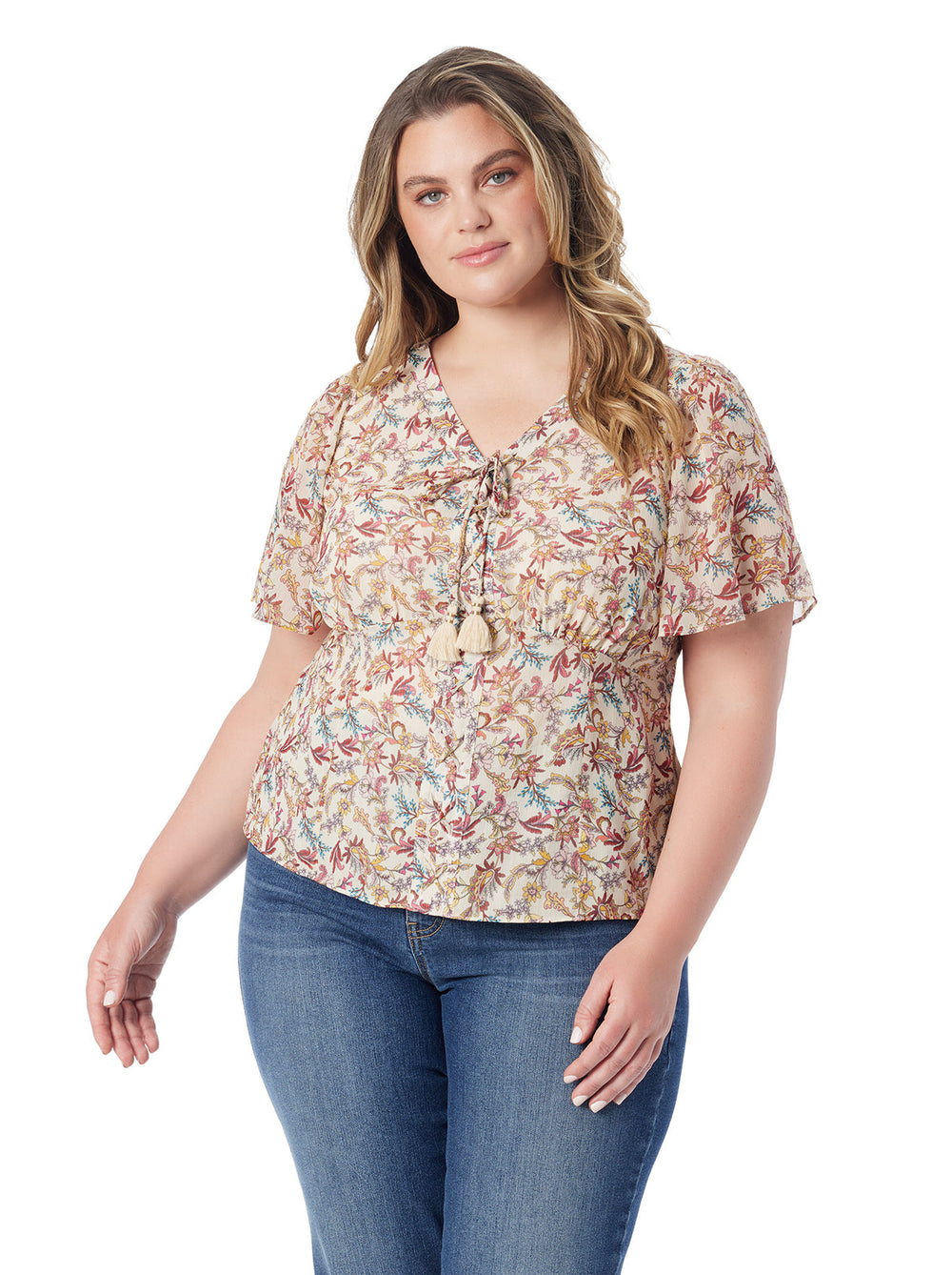 Women Katrin Blouse - Cartoon Florals | Jessica Simpson