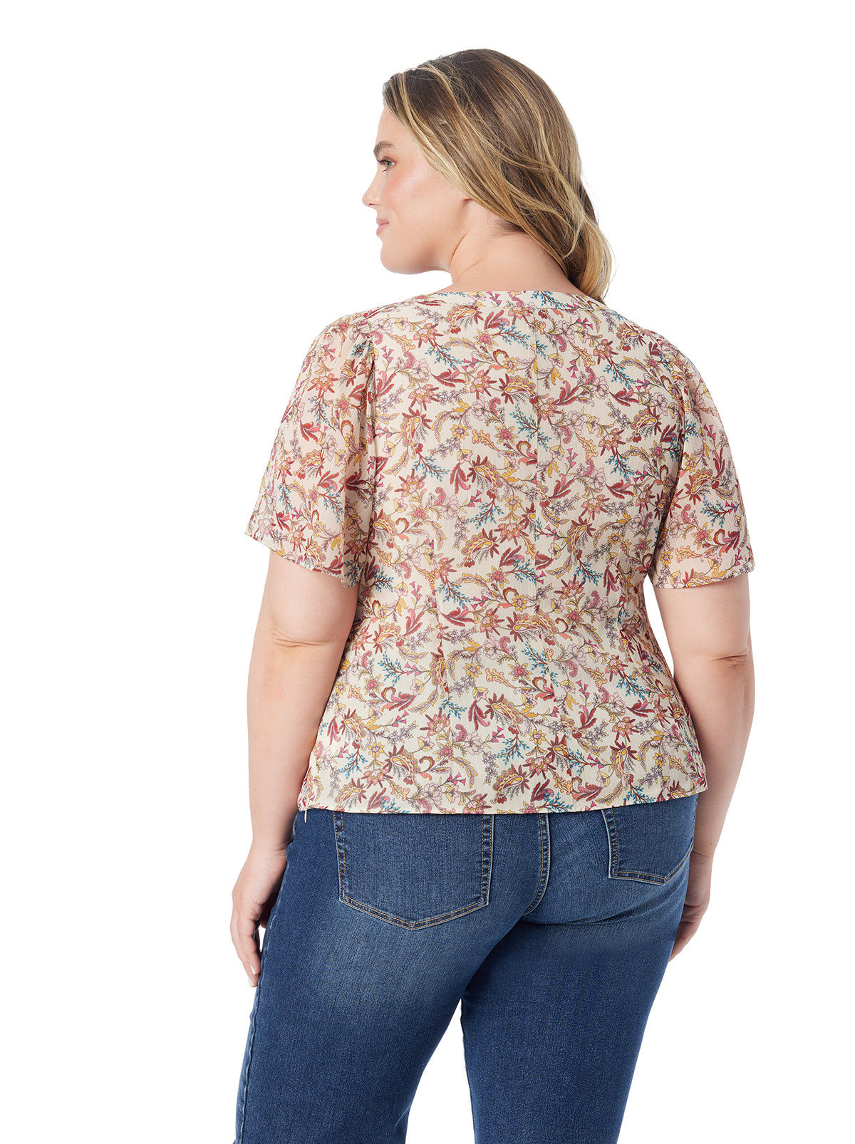 Women Katrin Blouse - Cartoon Florals | Jessica Simpson