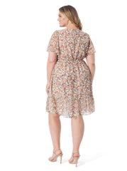 Women Regina Dress - Cartoon Florals | Jessica Simpson