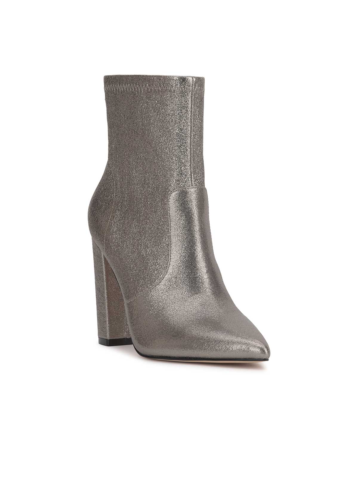 Women Narelle Pointed Toe Bootie - Pewter | Jessica Simpson