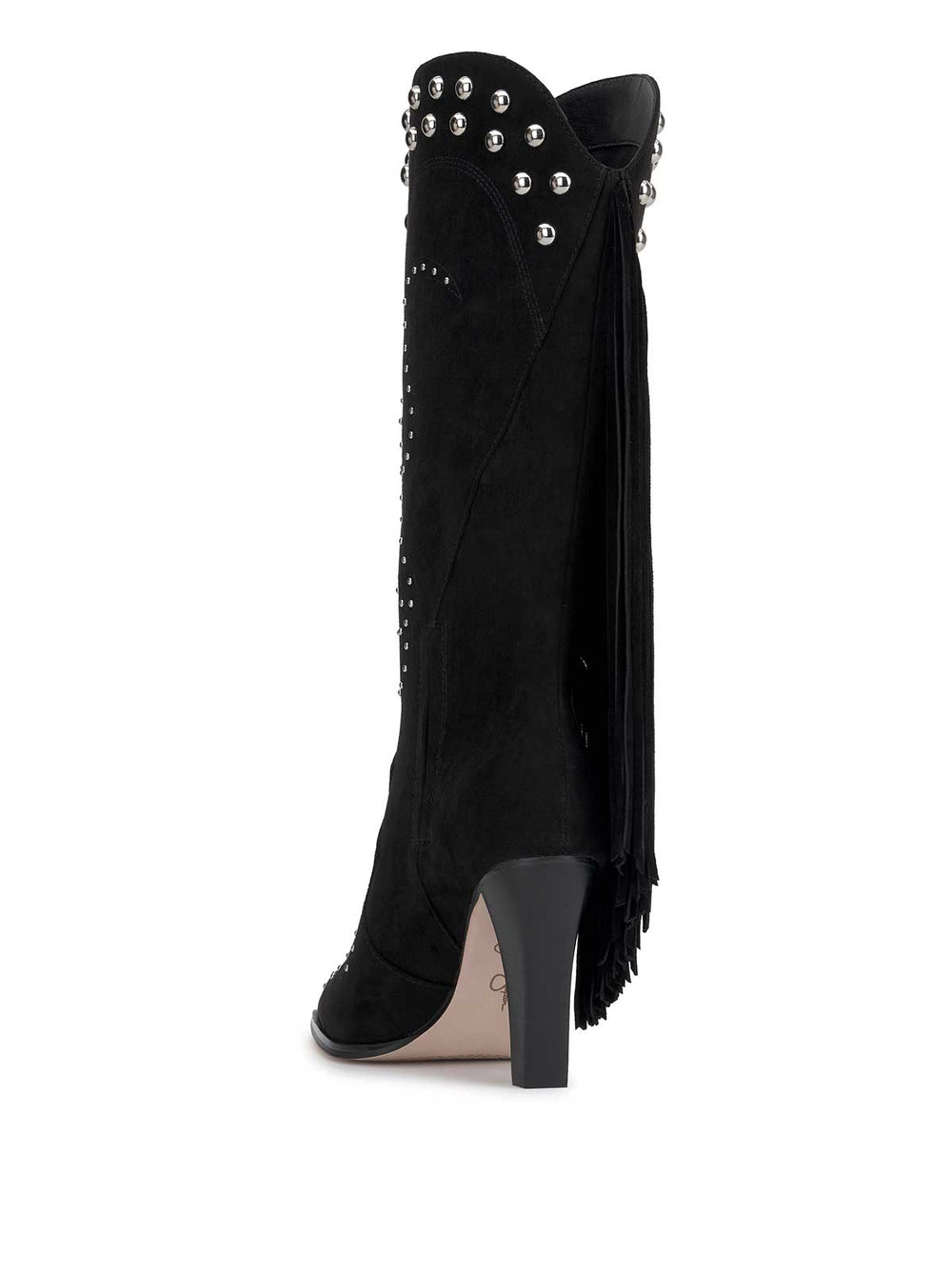 Women Rosera Studded Fringe Boot - Black | Jessica Simpson
