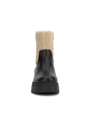 Women Ulalie Lug Bootie - Black & Shearling | Jessica Simpson